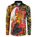 Personalized Perth Scorchers Cricket Button Sweatshirt Hippie Psychedelic Pattern Vibrant Mandala Art Style