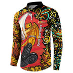 Personalized Perth Scorchers Cricket Button Sweatshirt Hippie Psychedelic Pattern Vibrant Mandala Art Style