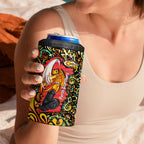 Personalized Perth Scorchers Cricket 4 in 1 Can Cooler Tumbler Hippie Psychedelic Pattern Vibrant Mandala Art Style