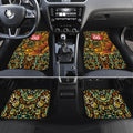 Personalized Perth Scorchers Cricket Car Mats Hippie Psychedelic Pattern Vibrant Mandala Art Style