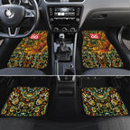 Personalized Perth Scorchers Cricket Car Mats Hippie Psychedelic Pattern Vibrant Mandala Art Style