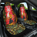 Personalized Perth Scorchers Cricket Car Seat Cover Hippie Psychedelic Pattern Vibrant Mandala Art Style