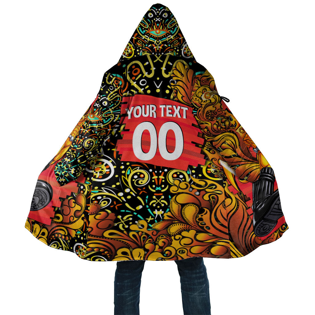 Personalized Perth Scorchers Cricket Cloak Hippie Psychedelic Pattern Vibrant Mandala Art Style