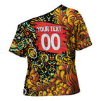 Personalized Perth Scorchers Cricket Cross Shoulder Shirt Hippie Psychedelic Pattern Vibrant Mandala Art Style