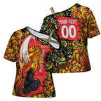 Personalized Perth Scorchers Cricket Cross Shoulder Shirt Hippie Psychedelic Pattern Vibrant Mandala Art Style