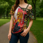 Personalized Perth Scorchers Cricket Cross Shoulder Shirt Hippie Psychedelic Pattern Vibrant Mandala Art Style