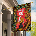 Personalized Perth Scorchers Cricket Garden Flag Hippie Psychedelic Pattern Vibrant Mandala Art Style