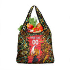 Personalized Perth Scorchers Cricket Grocery Bag Hippie Psychedelic Pattern Vibrant Mandala Art Style