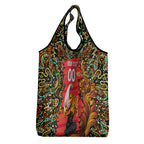 Personalized Perth Scorchers Cricket Grocery Bag Hippie Psychedelic Pattern Vibrant Mandala Art Style