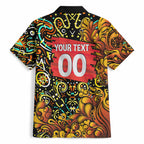 Personalized Perth Scorchers Cricket Hawaiian Shirt Hippie Psychedelic Pattern Vibrant Mandala Art Style