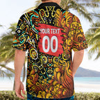 Personalized Perth Scorchers Cricket Hawaiian Shirt Hippie Psychedelic Pattern Vibrant Mandala Art Style