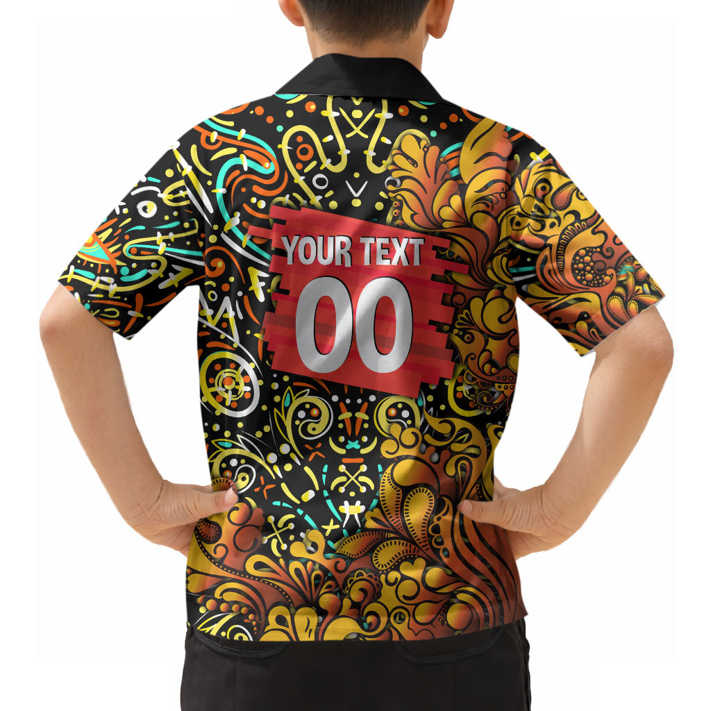 Personalized Perth Scorchers Cricket Hawaiian Shirt Hippie Psychedelic Pattern Vibrant Mandala Art Style