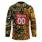 Personalized Perth Scorchers Cricket Hockey Jersey Hippie Psychedelic Pattern Vibrant Mandala Art Style