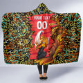 Personalized Perth Scorchers Cricket Hooded Blanket Hippie Psychedelic Pattern Vibrant Mandala Art Style