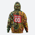 Personalized Perth Scorchers Cricket Hoodie Hippie Psychedelic Pattern Vibrant Mandala Art Style