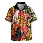 Personalized Perth Scorchers Cricket Kid Hawaiian Shirt Hippie Psychedelic Pattern Vibrant Mandala Art Style