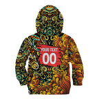 Personalized Perth Scorchers Cricket Kid Hoodie Hippie Psychedelic Pattern Vibrant Mandala Art Style