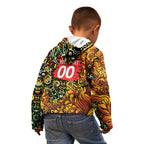 Personalized Perth Scorchers Cricket Kid Hoodie Hippie Psychedelic Pattern Vibrant Mandala Art Style