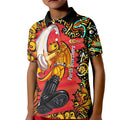Personalized Perth Scorchers Cricket Kid Polo Shirt Hippie Psychedelic Pattern Vibrant Mandala Art Style