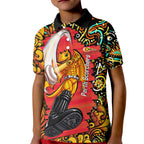 Personalized Perth Scorchers Cricket Kid Polo Shirt Hippie Psychedelic Pattern Vibrant Mandala Art Style