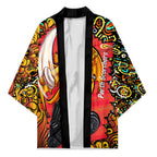 Personalized Perth Scorchers Cricket Kimono Hippie Psychedelic Pattern Vibrant Mandala Art Style