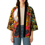 Personalized Perth Scorchers Cricket Kimono Hippie Psychedelic Pattern Vibrant Mandala Art Style