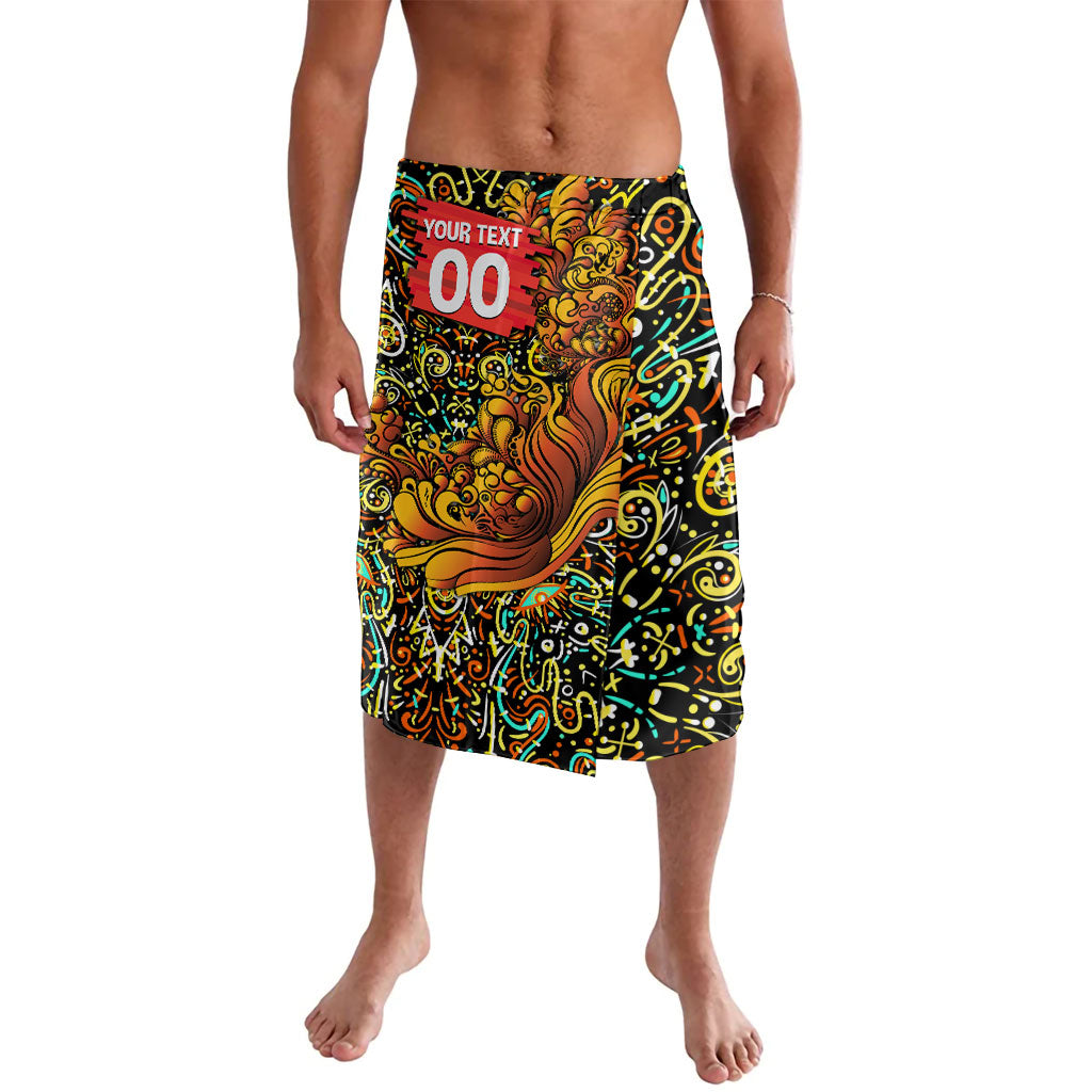 Personalized Perth Scorchers Cricket Lavalava Hippie Psychedelic Pattern Vibrant Mandala Art Style