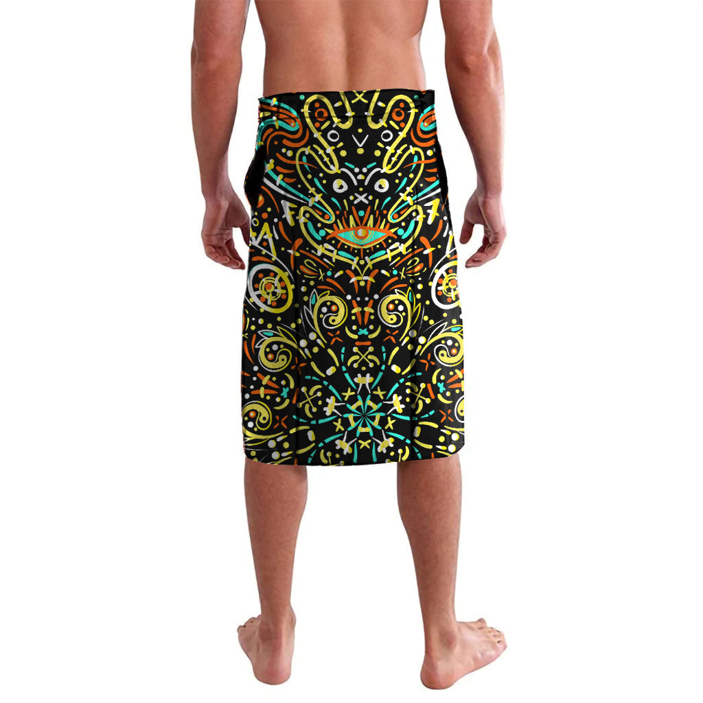 Personalized Perth Scorchers Cricket Lavalava Hippie Psychedelic Pattern Vibrant Mandala Art Style