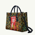 Personalized Perth Scorchers Cricket Leather Bag Hippie Psychedelic Pattern Vibrant Mandala Art Style
