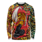 Personalized Perth Scorchers Cricket Long Sleeve Shirt Hippie Psychedelic Pattern Vibrant Mandala Art Style