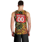 Personalized Perth Scorchers Cricket Men Tank Top Hippie Psychedelic Pattern Vibrant Mandala Art Style