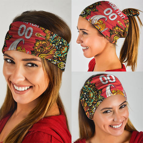 Personalized Perth Scorchers Cricket Neck Gaiter Hippie Psychedelic Pattern Vibrant Mandala Art Style