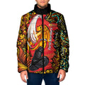 Personalized Perth Scorchers Cricket Padded Jacket Hippie Psychedelic Pattern Vibrant Mandala Art Style