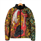 Personalized Perth Scorchers Cricket Padded Jacket Hippie Psychedelic Pattern Vibrant Mandala Art Style