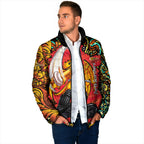 Personalized Perth Scorchers Cricket Padded Jacket Hippie Psychedelic Pattern Vibrant Mandala Art Style