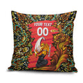 Personalized Perth Scorchers Cricket Pillow Cover Hippie Psychedelic Pattern Vibrant Mandala Art Style