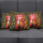 Personalized Perth Scorchers Cricket Pillow Cover Hippie Psychedelic Pattern Vibrant Mandala Art Style