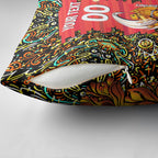 Personalized Perth Scorchers Cricket Pillow Cover Hippie Psychedelic Pattern Vibrant Mandala Art Style