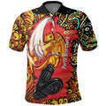 Personalized Perth Scorchers Cricket Polo Shirt Hippie Psychedelic Pattern Vibrant Mandala Art Style