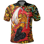Personalized Perth Scorchers Cricket Polo Shirt Hippie Psychedelic Pattern Vibrant Mandala Art Style