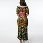 Personalized Perth Scorchers Cricket Puletasi Hippie Psychedelic Pattern Vibrant Mandala Art Style