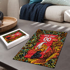 Personalized Perth Scorchers Cricket Puzzle Hippie Psychedelic Pattern Vibrant Mandala Art Style