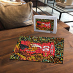 Personalized Perth Scorchers Cricket Puzzle Hippie Psychedelic Pattern Vibrant Mandala Art Style