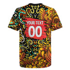 Personalized Perth Scorchers Cricket Rugby Jersey Hippie Psychedelic Pattern Vibrant Mandala Art Style