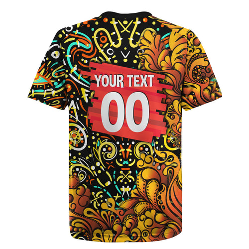 Personalized Perth Scorchers Cricket Rugby Jersey Hippie Psychedelic Pattern Vibrant Mandala Art Style