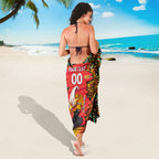 Personalized Perth Scorchers Cricket Sarong Hippie Psychedelic Pattern Vibrant Mandala Art Style