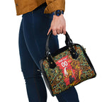 Personalized Perth Scorchers Cricket Shoulder Handbag Hippie Psychedelic Pattern Vibrant Mandala Art Style