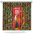 Personalized Perth Scorchers Cricket Shower Curtain Hippie Psychedelic Pattern Vibrant Mandala Art Style
