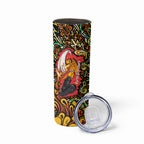 Personalized Perth Scorchers Cricket Skinny Tumbler Hippie Psychedelic Pattern Vibrant Mandala Art Style