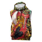 Personalized Perth Scorchers Cricket Sleeveless Hoodie Hippie Psychedelic Pattern Vibrant Mandala Art Style